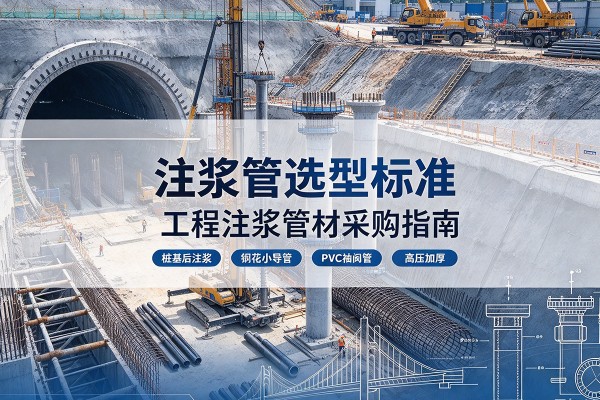郁南注浆管选型标准